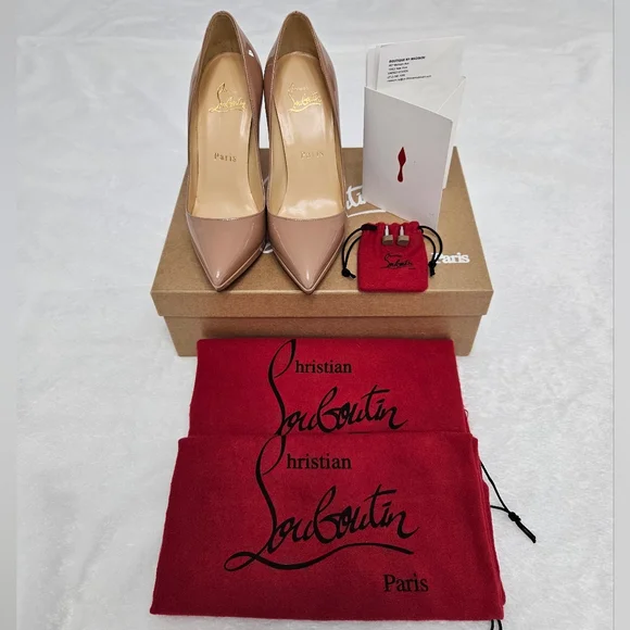 Christian Louboutin Pigalle Plato 120 in Nude - Picture 1 of 8